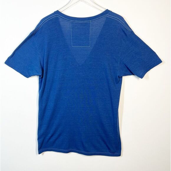 Aviator Nation Unisex Men and Women Size XL Blue Pray for Surf V-Neck T-Shirt - Picture 2 of 8